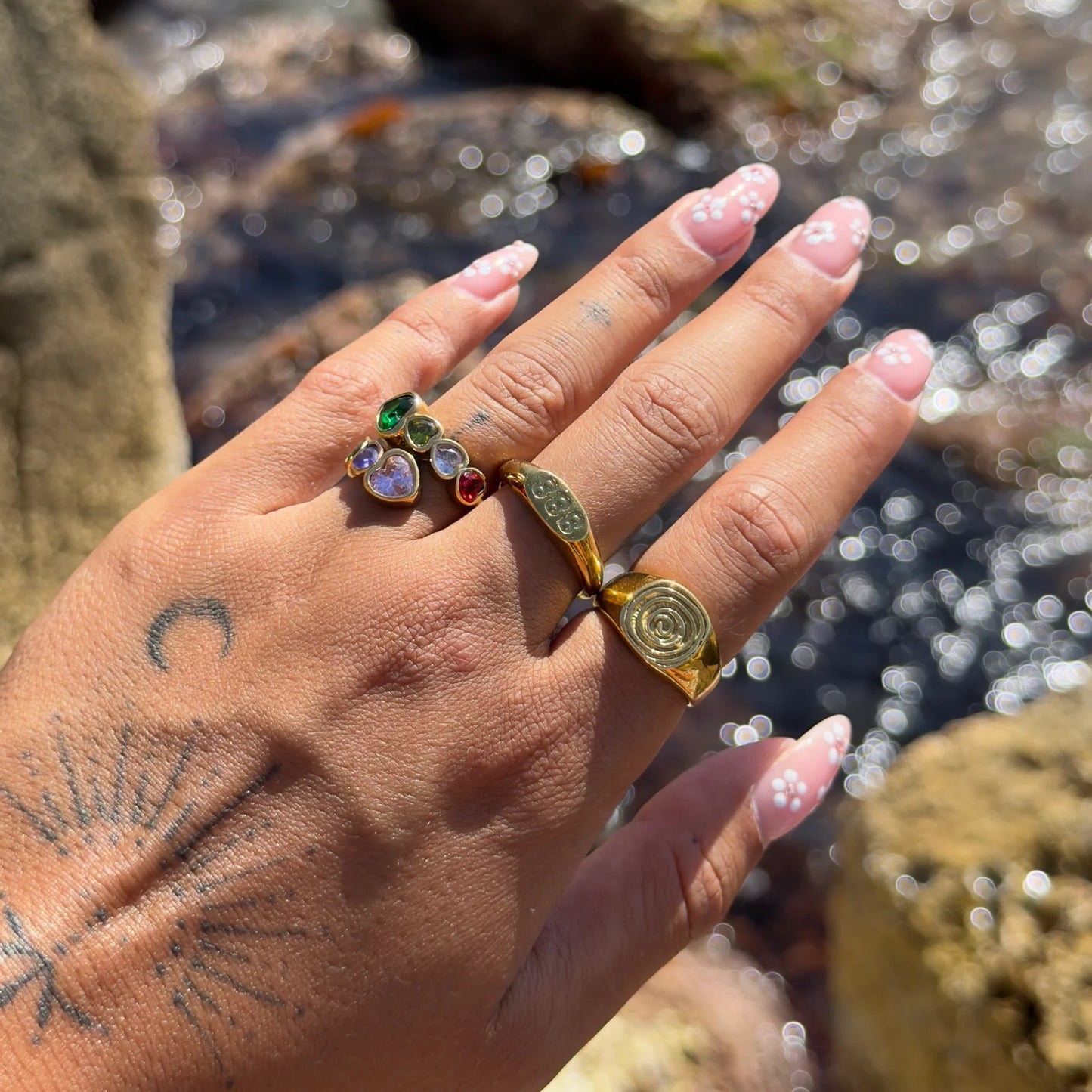 Chakra Ring - Colorized (Adjustable)