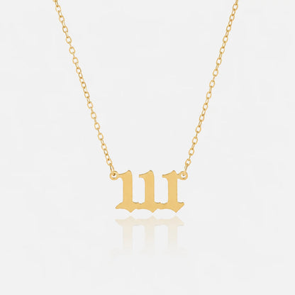 Vintage Angel Numbers Necklace
