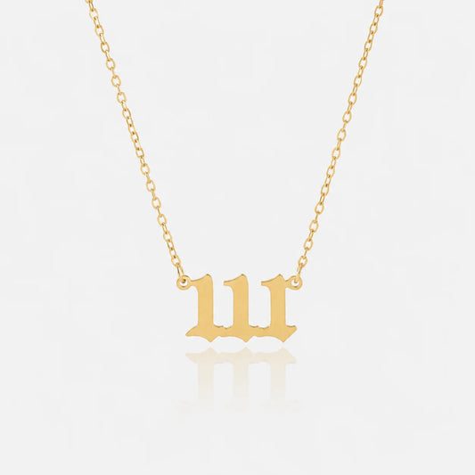 Vintage Angel Numbers Necklace