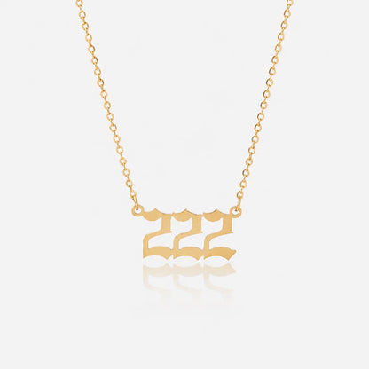 Vintage Angel Numbers Necklace