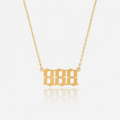 Vintage Angel Numbers Necklace