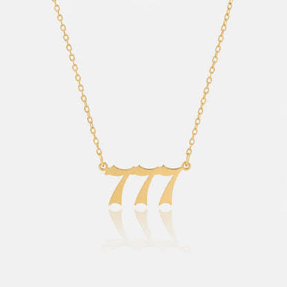 Vintage Angel Numbers Necklace